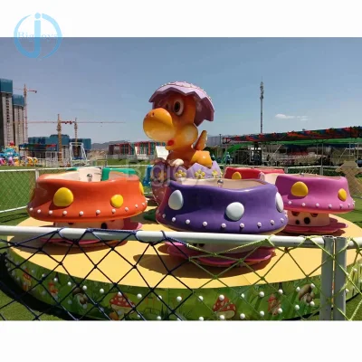 Park Rides Rotary Dinosaur Cup Rides para niños