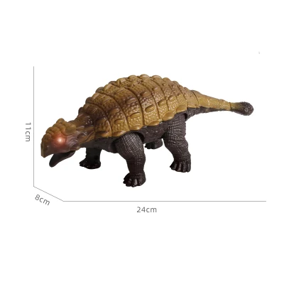 Los niños caminando Ankylosaurus Triceratops juguete Robot Tanystropheus se encuentran como modelo animal de Control remoto por infrarrojos de plástico de dinosaurios de RC