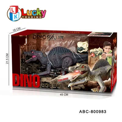 Control remoto RC de dinosaurio de juguete robótico caminar