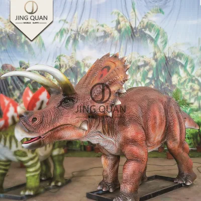  Dinosaurio Triceratops dinosaurio robótico de la animatrónica Simulsation Gran Patio de los animales dinosaurios Animatronics gran dinosaurio juguete
