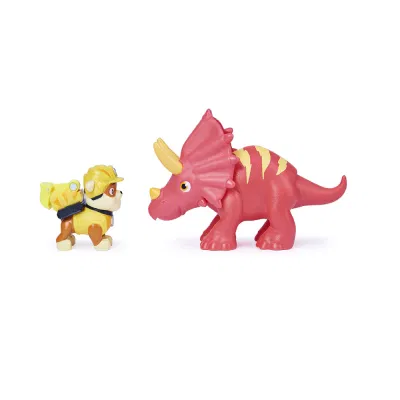 Dinosaurio personalizado de Patrulla de Rescate de pata de perro Dino héroe cachorro juguete figura