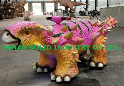  Dinosaur Rides Park Triceratops niños a caballo en Dinosaur