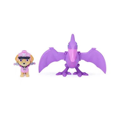 Dinosaurio personalizado de Patrulla de Rescate de pata de perro Dino héroe cachorro juguete figura