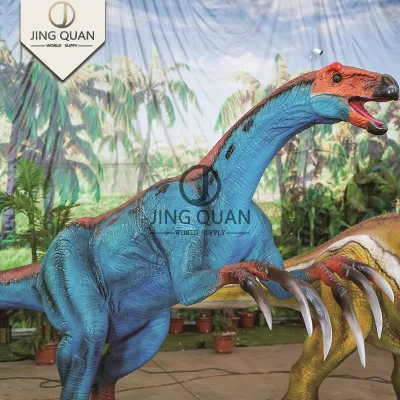 Scytosaurus Dinosaurio Animatronics Dinosaurio Artificial Exhibit Dinosaurio 3D Modelo de Dinosaurio Animatronics Paisajes al aire libre de tamaño vital