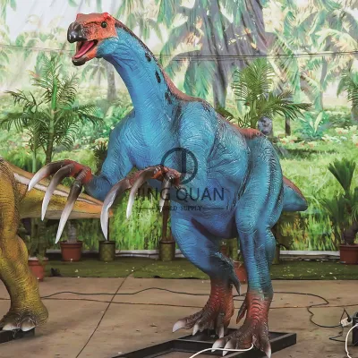 Scytosaurus Dinosaurio Animatronics Dinosaurio Artificial Exhibit Dinosaurio 3D Modelo de Dinosaurio Animatronics Paisajes al aire libre de tamaño vital