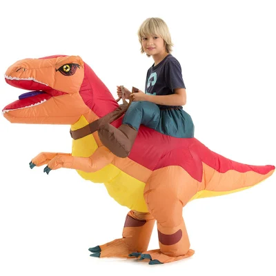 Disfraces inflables de Halloween, disfraz inflable de dinosaurio para adultos.