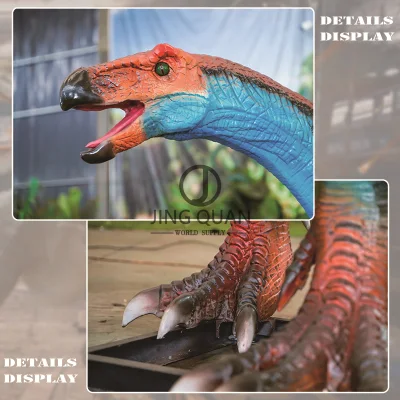 Scytosaurus Dinosaurio Animatronics Dinosaurio Artificial Exhibit Dinosaurio 3D Modelo de Dinosaurio Animatronics Paisajes al aire libre de tamaño vital