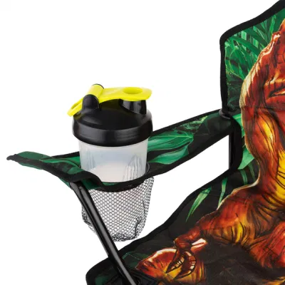 Dinosaurio al aire libre Camping plegable portones Bolsa de transporte incluyen sillas de playa de malla