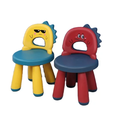  Silla Soft Baby Cartoon Cute plástico Dinosaur forma PP silla