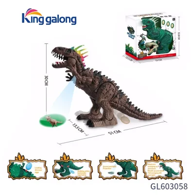 Electric Tyrannosaurus Rex juguetes imita los sonidos de caminar y los dinosaurios dinosaurios juguetes con proyector de luz y sonido