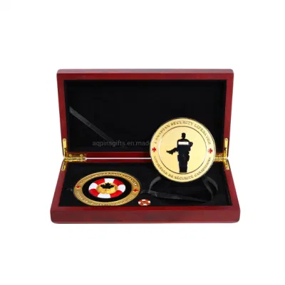 Comercio al por mayor réplica personalizadas artesanales de metal de la Fuerza Aérea de Kuwait Plata 2 libra Euro militar de la medalla de oro Premio Anime Fútbol desafío moneda conmemorativa como regalo de recuerdo