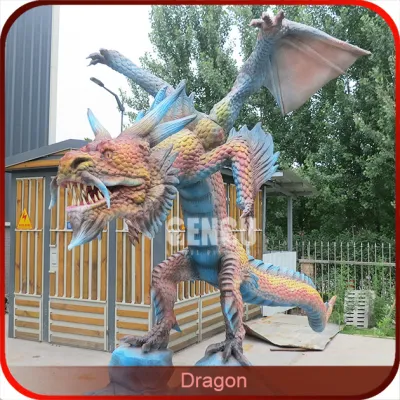 Decoraciones de dragón chino Dragón estatuas de tamaño de la vida