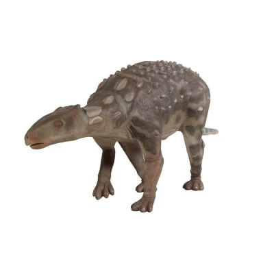  Naves Venta caliente estatua Polyresin moderna estatua de Animal House Decoration Minmi Ankylosaurs estatua de Dinosaurios a escala