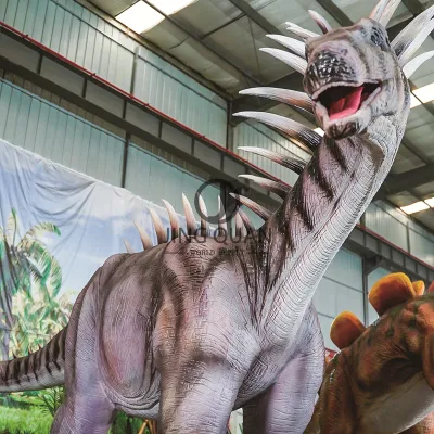 Amagasaurus Animatronics Dinosaur Shopping Mall Dinosaur Theme Amusement Park Mecánica Animación Tamaño vida Dinosaurio