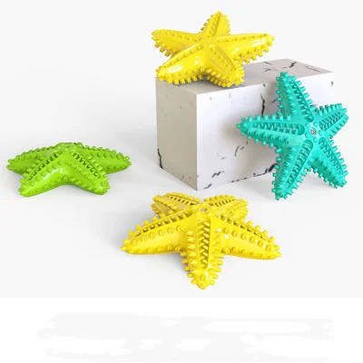  Molar Stick Starfish dinosaurio de limpieza de dientes de cocodrilo de fugas de resistentes a la mordedura de perro de juguete Toy
