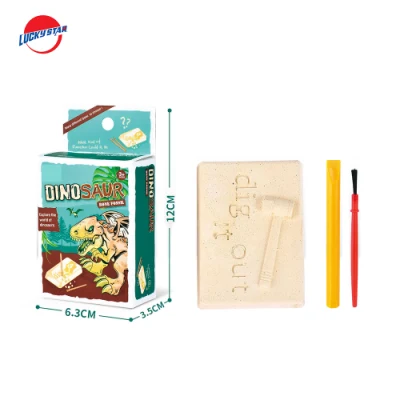  Dinosaure Skull Fossil Digging Kit para niños jugando Treasure Hunter Juguete