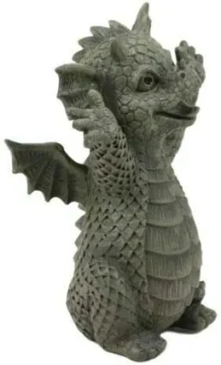 Dragón de baile de la pantalla del jardín de esculturas decorativas ornamento