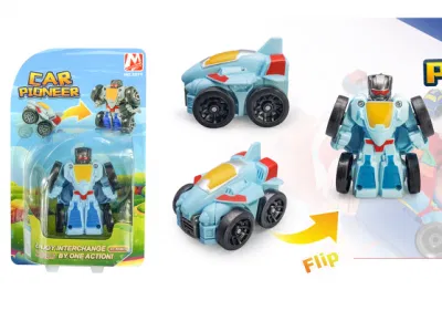 La transformación de plástico de la serie robot juguete intelectual paquetes pequeños Juguetes Educativos Juguetes niños juguetes niños juguetes educativos juguetes de plástico de juguete DIY