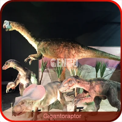 Control remoto para la exhibición de dinosaurios