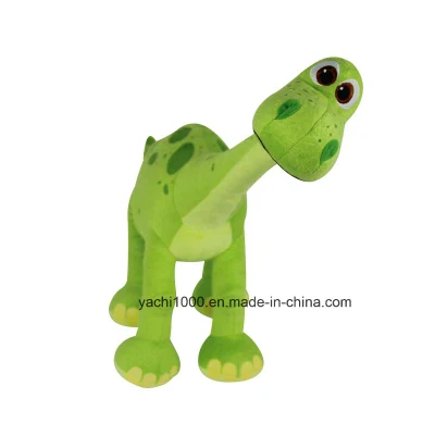  Juguete de peluche de dibujos animados de dinosaurio de cuello largo al por mayor.