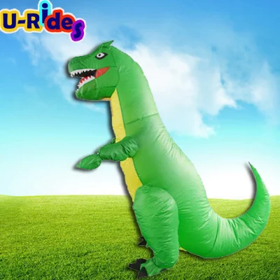  Dinosaurio andando inflables inflables inflables disfraces halloween disfraces para adultos traje de fiesta