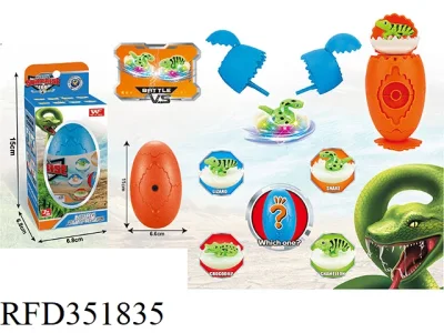 Huevo sorpresa Toy Animal Toy Tierra, Océano, huevo de dinosaurio con la parte superior giratoria