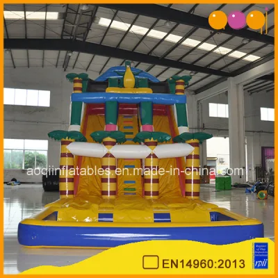  Niños inflados juguetes inflables Dinosaurio estándar Slide (AQ10148)