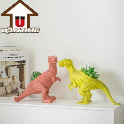 Venta caliente Dinosaur Estatua Casa decoración Arte decoración Artesanía animal Escultura moderna