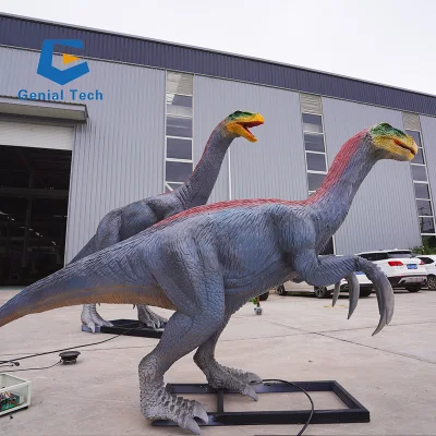 Jn-Zm24 realista Animatronic Velociraptor Dinosaurio Jurassic Park Prop