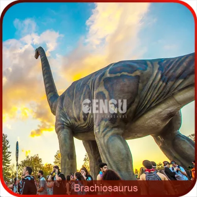 Dinosaurio animatrónico exportador del modelo de dinosaurios de tamaño de la vida