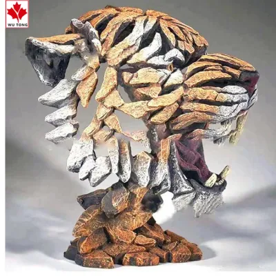  León de resina personalizado figurita de Tigre escultura estatua de animales de la decoración del hogar regalos
