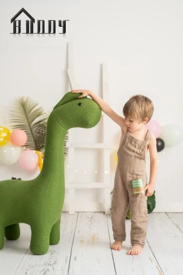  Nuevo dinosaurio verde Cute Kid juguete taburete silla silla niños Kid la habitación del bebé silla de paseo en la Toy