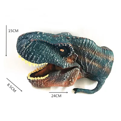  Interactivo realista cabeza de animal niños Juguetes Dinosaurio mano Puppet