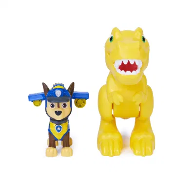 Dinosaurio personalizado de Patrulla de Rescate de pata de perro Dino héroe cachorro juguete figura
