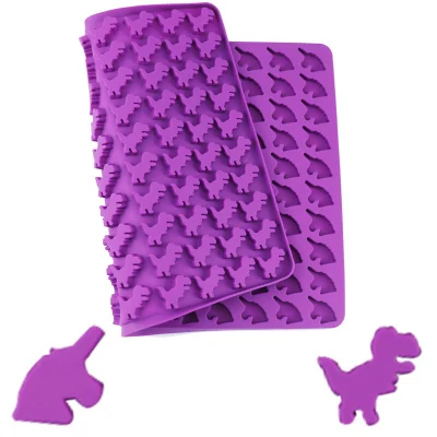 Dinosaurio y Unicorn gomosa de silicona moldes fácil Demold