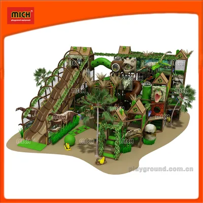 Los grandes de plástico de fibra de vidrio deslice suave Indor Playground Parque de Atracciones