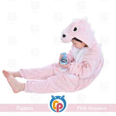 El desgaste de rendimiento de los niños pijamas de Halloween Anime Cosplay disfraces de dinosaurios para niños