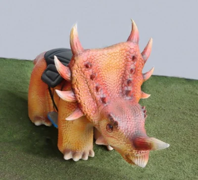  Dinosaur Rides Theme Park/Shopping Mall Triceratops Paseo en Dinosaur