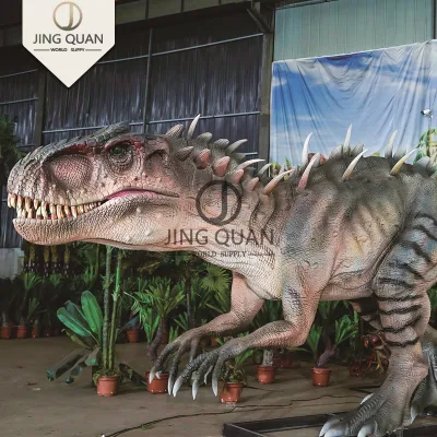  Tyrannosaurus Rex de dinosaurios del Parque Temático de Dinosaurios Animatronics en 3D artificial Vida Modelo Animal de tamaño infantil al aire libre diseño pose realista