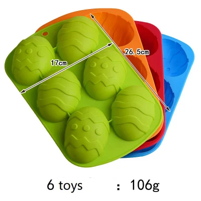Los huevos de dinosaurio de utensilios de cocina de silicona molde de tarta de Pascua Halloween moldes para hornear insecto Chiffon suministros de cocina