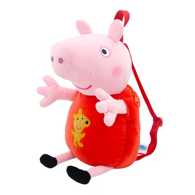 Sonic Mochila Peluche personalizado Whosale Animal Yoda Conejo tortugas dinosaurios Bluey muñeco de peluche de dibujos animados para niños Mochilas Mochila Peluche lindo Kawaii Solic