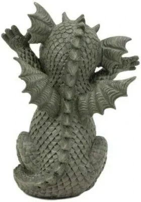 Dragón de baile de la pantalla del jardín de esculturas decorativas ornamento