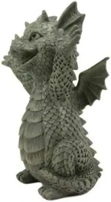 Dragón de baile de la pantalla del jardín de esculturas decorativas ornamento