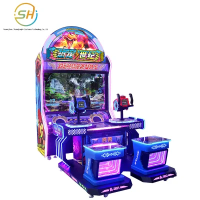  Cartoon City Gun Machine Gran Juego de Consola Video Ciudad Equipo de pistola de entretenimiento Dinosaur Century Shooting máquina de monedas para niños