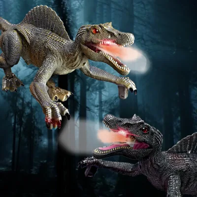 Control remoto RC de dinosaurio de juguete robótico caminar