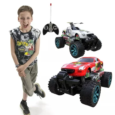  Tombotoys Mayorista 1:16 Escala 2.4G Coche de Control Remoto Dinosaurio Todo Terreno Abre Puertas 4WD Grandes Ruedas Hobby RC Modelo de Juguete Coche RC Coche de Control Remoto