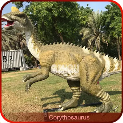  Estatua de dinosaurios animatrónico exterior Life-Size dinosaurio