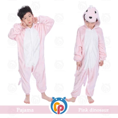 El desgaste de rendimiento de los niños pijamas de Halloween Anime Cosplay disfraces de dinosaurios para niños