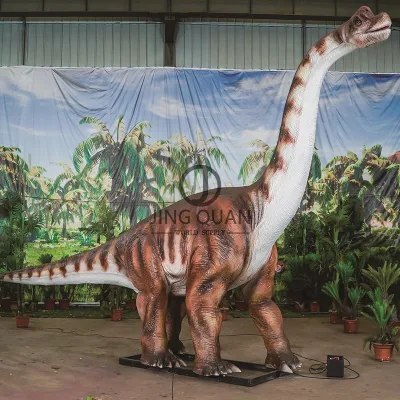 Brachiosaurus Zona de juegos al aire libre Animatrónica mecánica de alta calidad Dinosaurio Animatrónica mecánica Dinosaurio personalizado simulado