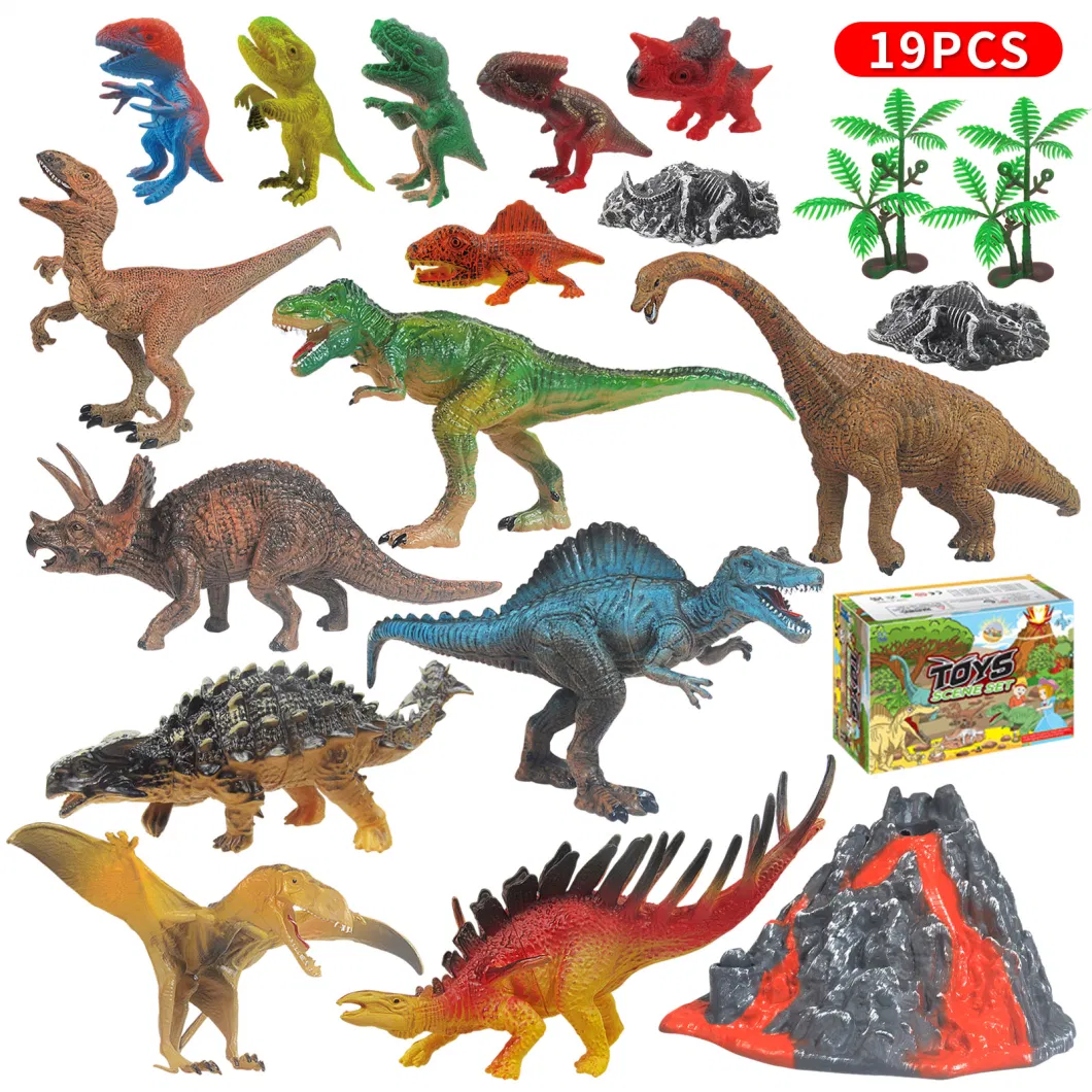 Custom Plastic Dinosaur Model Soft PVC Educational Toys Artificial Dinosaurs